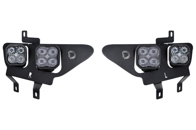 Diode Dynamics 21-22 Ford F-150 SS3 LED Fog Pocket Kit - White Max Fog Lights Diode Dynamics