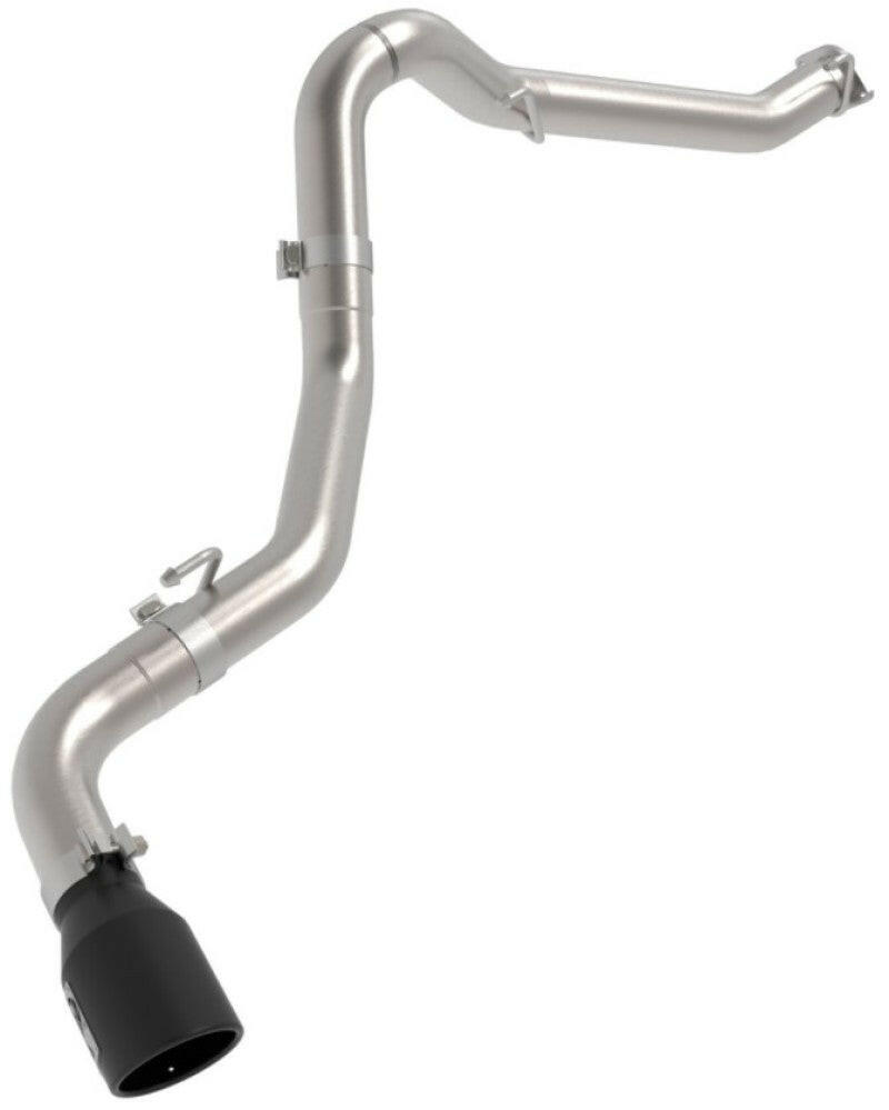 aFe 2021+ Jeep Gladiator V6-3.0L (td) Vulcan Series 3in 304 SS DPF-Back Exhaust System - Black Tip DPF Back aFe