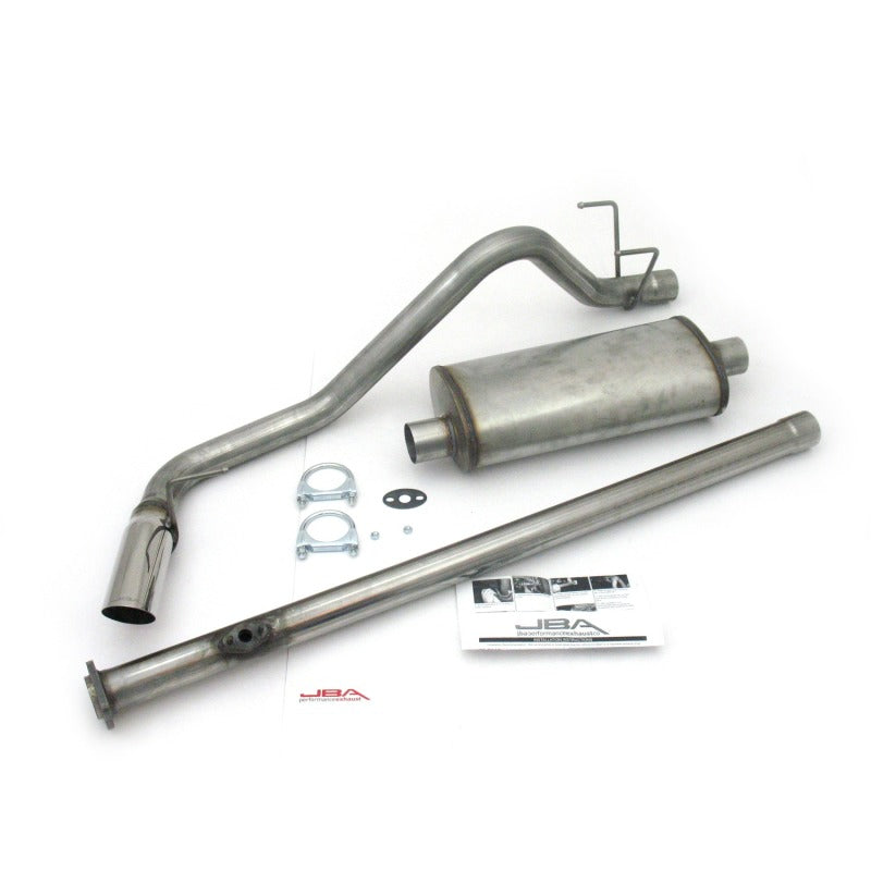 JBA 95-99 Toyota Tacoma (Xtra Cab) 2.4L/2.7L 409SS Pass Side Single Exit Cat-Back Exhaust Catback JBA