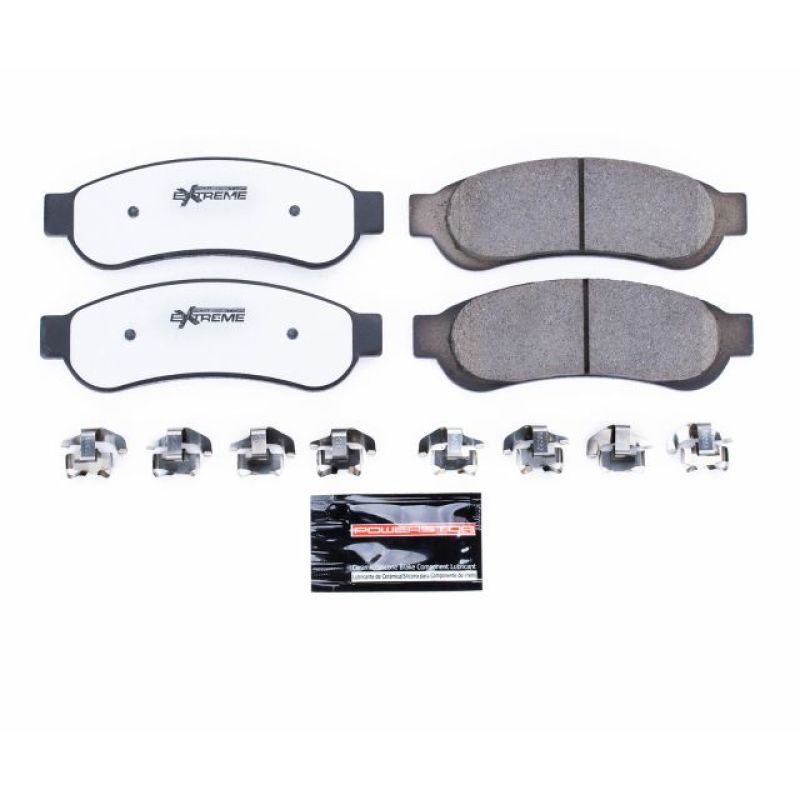 Power Stop 10-12 Ford F-250 Super Duty Rear Z36 Truck & Tow Brake Pads w/Hardware Brake Pads - Performance PowerStop