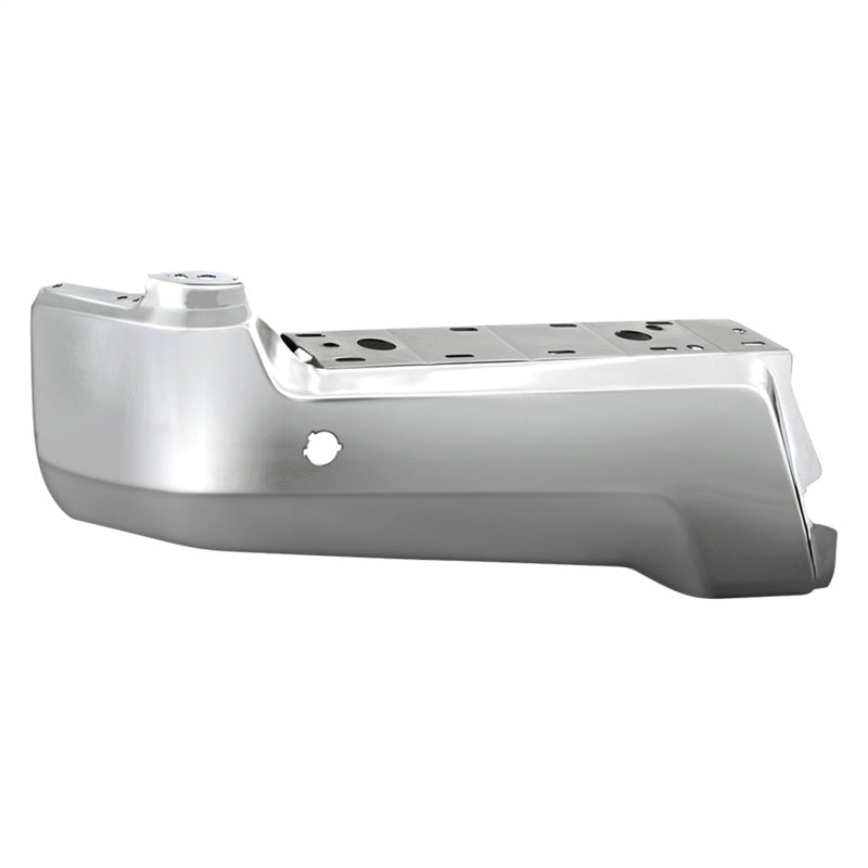 xTune 17-19 Ford F250/ F350 Rear Left Bumper Cap End w/ Sensor Hole - Chrome RB-FF25017-BEWS-L Sidemarkers & Indicators SPYDER