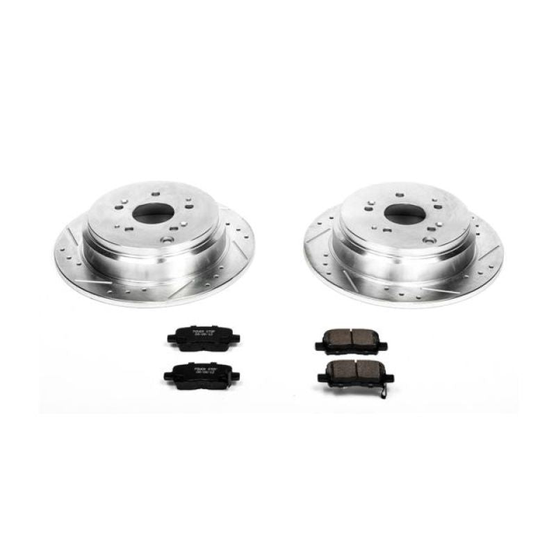 Power Stop 02-04 Honda Odyssey Rear Z23 Evolution Sport Brake Kit Brake Kits - Performance D&S PowerStop