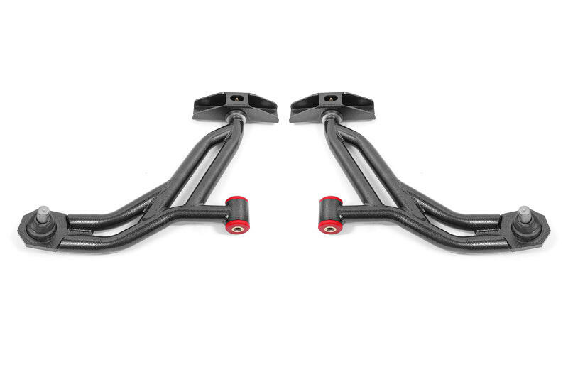 BMR Suspension 05-14 Ford Mustang Lower A-Arms - Black Hammertone - Non-Adjustable Control Arms BMR Suspension