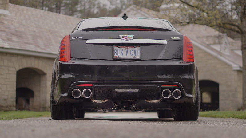 Stainless Works 2016-18 Cadillac CTS-V Sedan Catback System Resonated X-Pipe Dual-Mode Mufflers Catback Stainless Works