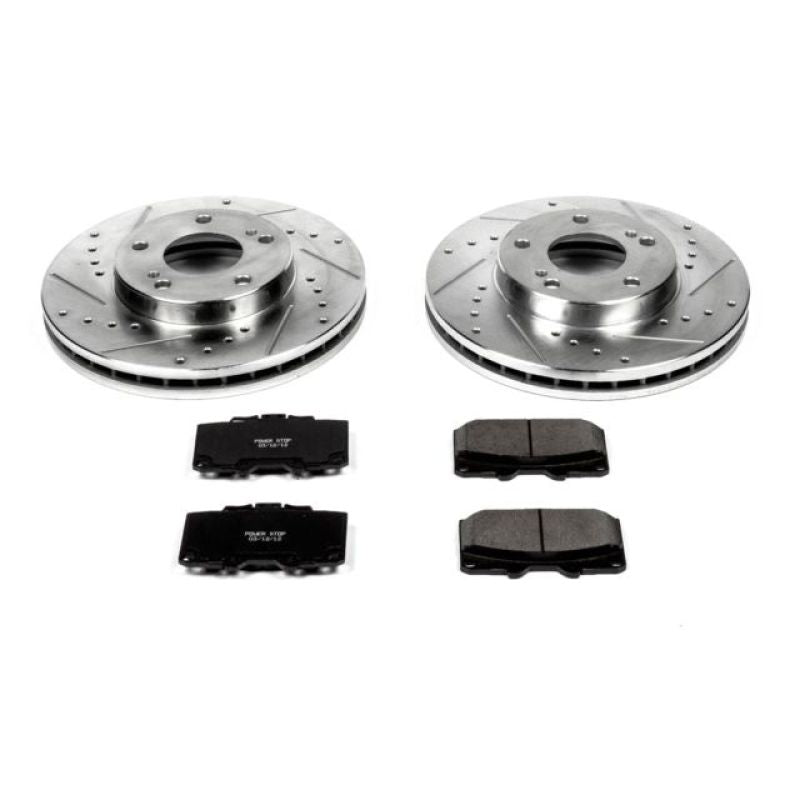 Power Stop 89-96 Nissan 300ZX Front Z23 Evolution Sport Brake Kit Brake Kits - Performance D&S PowerStop