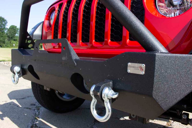 Fishbone Offroad 2018+ Jeep Wrangler JL Mako Front Bumper Bumpers - Steel Fishbone Offroad