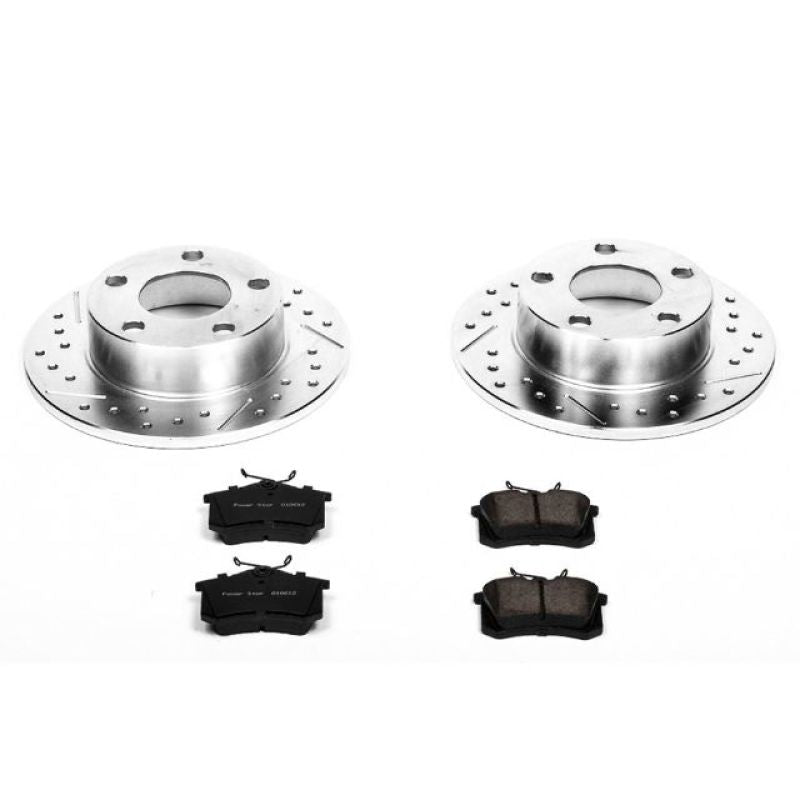 Power Stop 98-01 Audi A6 Quattro Rear Z23 Evolution Sport Brake Kit Brake Kits - Performance D&S PowerStop