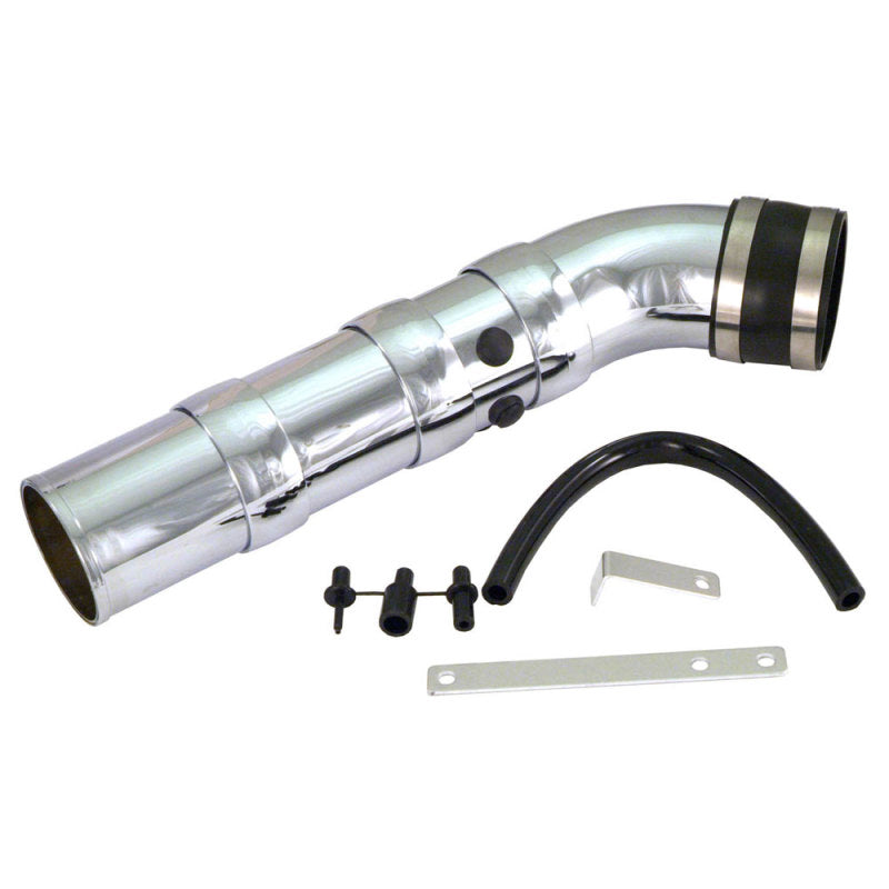 Spectre Universal Intake Tube Kit 3in. - Chrome ABS Plastic Tubing Spectre