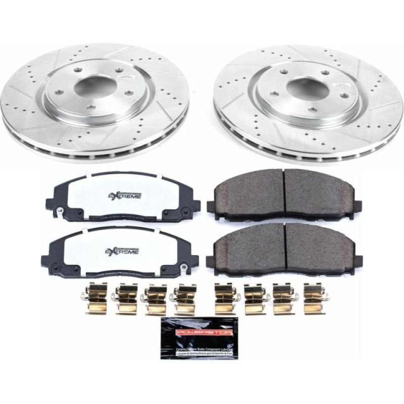 Power Stop 17-19 Chrysler Pacifica Front Z36 Truck & Tow Brake Kit Brake Kits - Performance D&S PowerStop