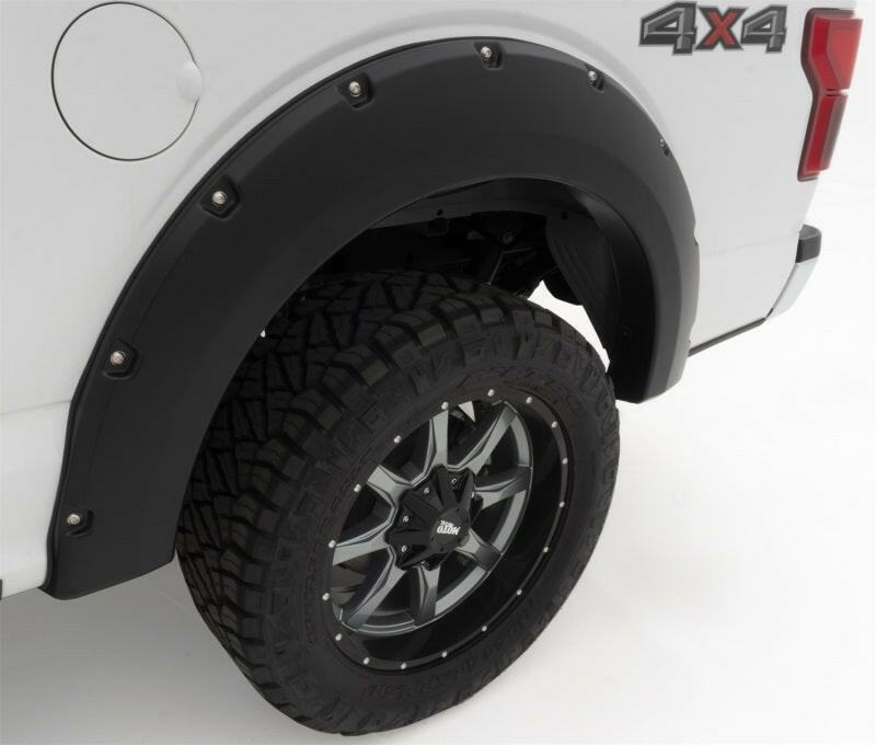 Bushwacker 18-19 Ford F-150 Pocket Style Flares 4 pc - Oxford White Fender Flares Bushwacker
