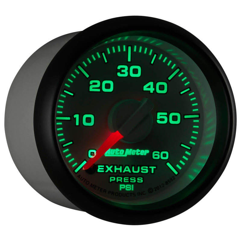 AutoMeter Gauge Exhaust Press. 2-1/16in. 60PSI Stepper Motor Ram Gen 3 Factory Match Gauges AutoMeter