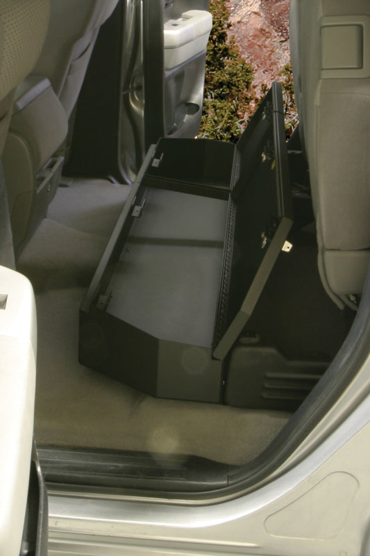 Tuffy 07-21 Toyota Tundra Double Cab Underseat Lockbox W/ Combo Lock