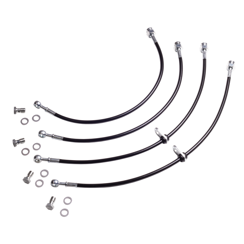 Chase Bays 93-98 Toyota Supra Caliper Brake Lines - Front & Rear Lines Brake Line Kits Chase Bays
