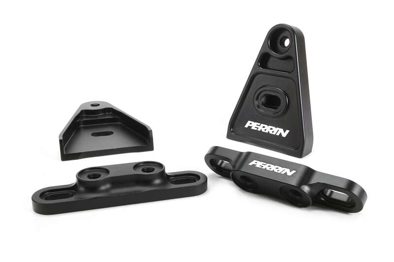 PERRIN 15+ Subaru WRX/STI High-Lift Hood Brackets (Black) Hood Struts Perrin Performance