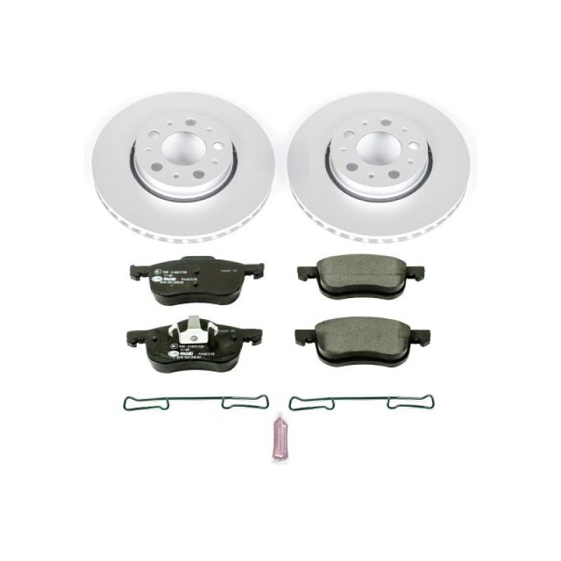 Power Stop 01-07 Volvo S60 Front Euro-Stop Brake Kit Brake Kits - OE PowerStop