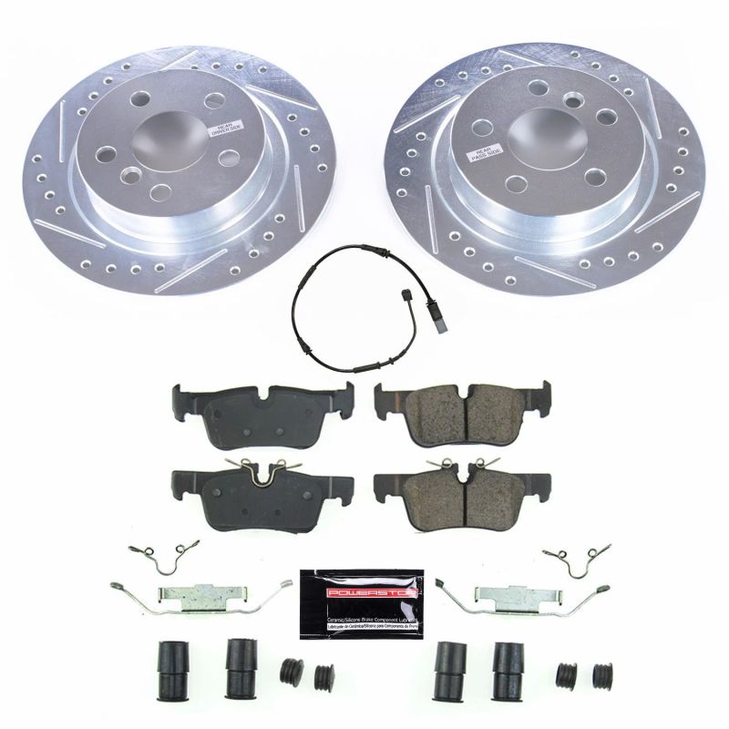 Power Stop 16-18 Mini Cooper Clubman Rear Z23 Evolution Sport Brake Kit Brake Kits - Performance D&S PowerStop