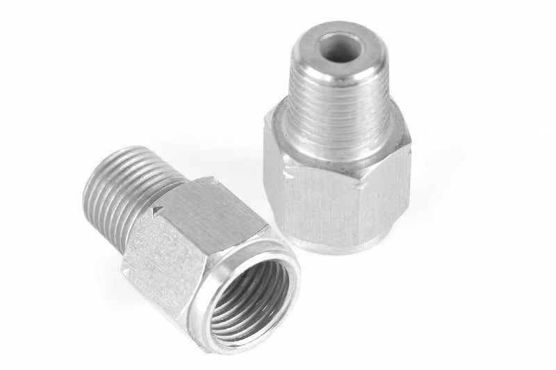 Haltech M10 x 1.0 to 1/8 NPT Adaptor Thread M10 x 1.0 Female to 1/8NPTF Male Wiring Connectors Haltech