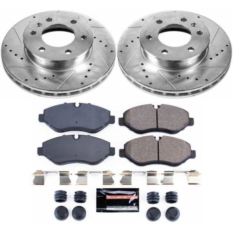 Power Stop 07-09 Dodge Sprinter 2500 Front Z23 Evolution Sport Brake Kit Brake Kits - Performance D&S PowerStop
