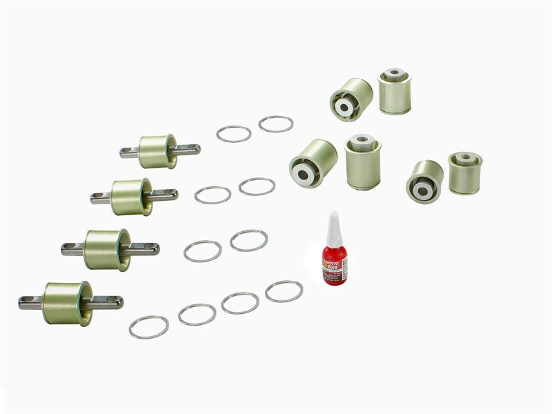 aFe Control PFADT Alum Frame Drag Rear Solid Spherical C/A Bearings Set; 06-13 Chevy Corvette C6 Z06 Suspension Arms & Components aFe