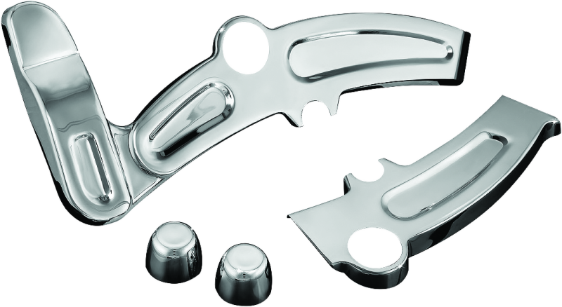 Kuryakyn Boomerang Frame Covers 08-17 Softails Chrome Frame Sliders Kuryakyn