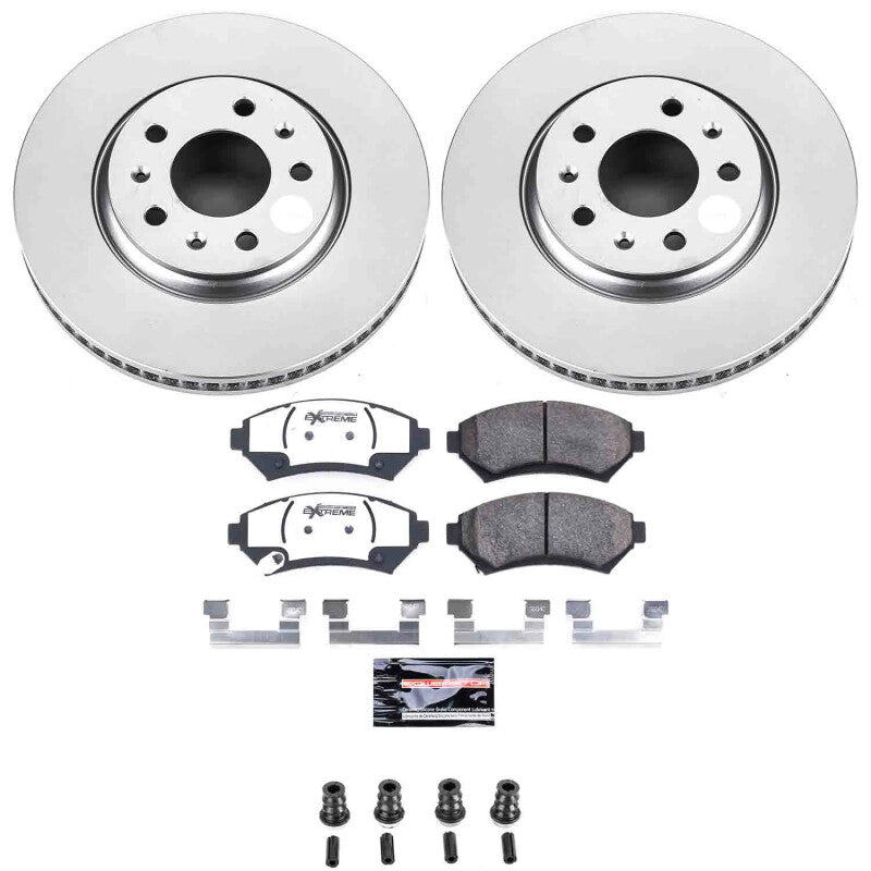 Power Stop 03-04 Cadillac Seville Front Z26 Coated Brake Kit Brake Kits - Performance D&S PowerStop
