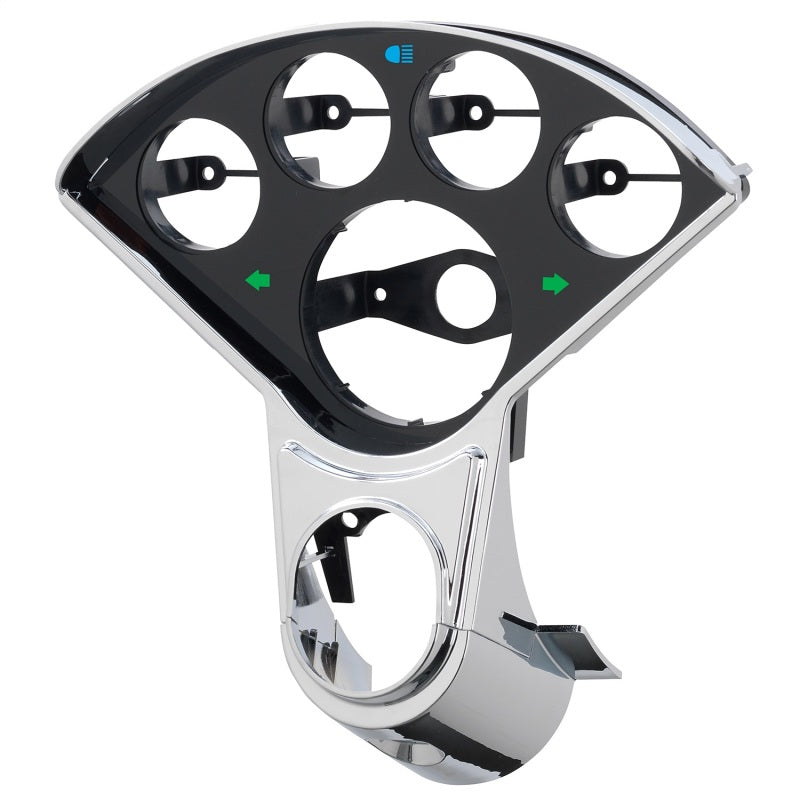 Autometer 55-56 Chevy Cars 5-Gauge Dash Panel (Fits One 3-3/8in Tach & Four 2-1/16in Gauges) Gauge Pods AutoMeter