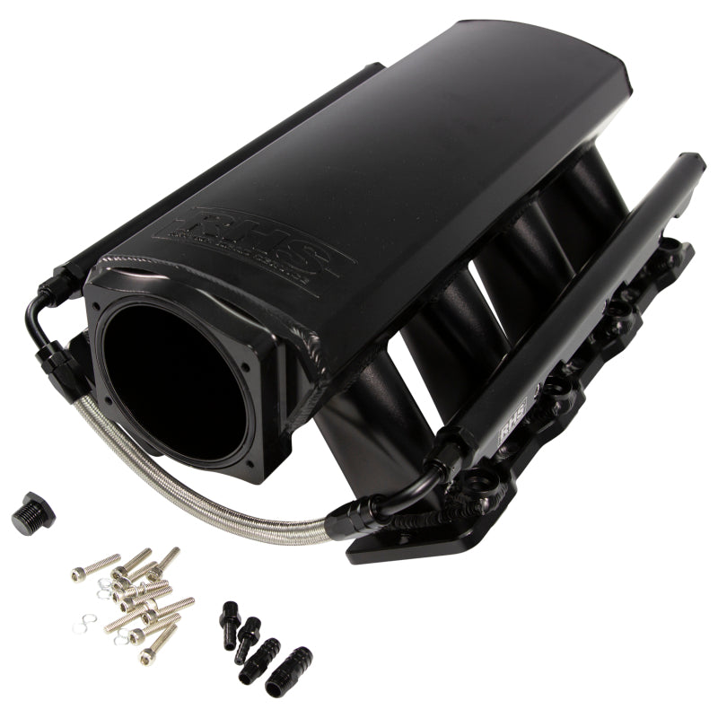 Fast Intake Manifold, Rhs Sheet Met Al, Ls Cathedral Port, Black W/ Fuel Rail Kit Hardware Kits - Other FAST