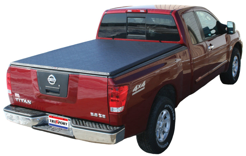 Truxedo 04-15 Nissan Titan w/Track System 5ft 6in TruXport Bed Cover Bed Covers - Roll Up Truxedo