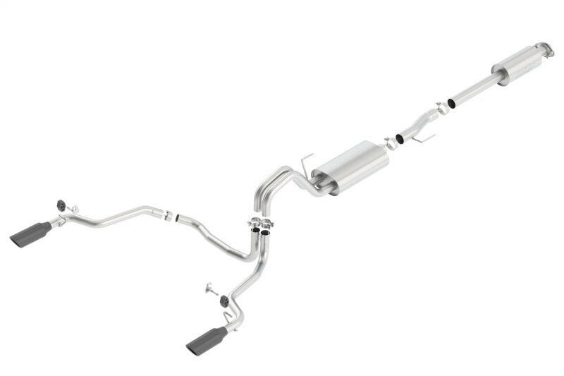 Borla 15-17 F-150 2.7/3.5L V6 EcoBoost / 5.0L V8 Black Chrome Cat-Back Touring Exhaust Catback Borla
