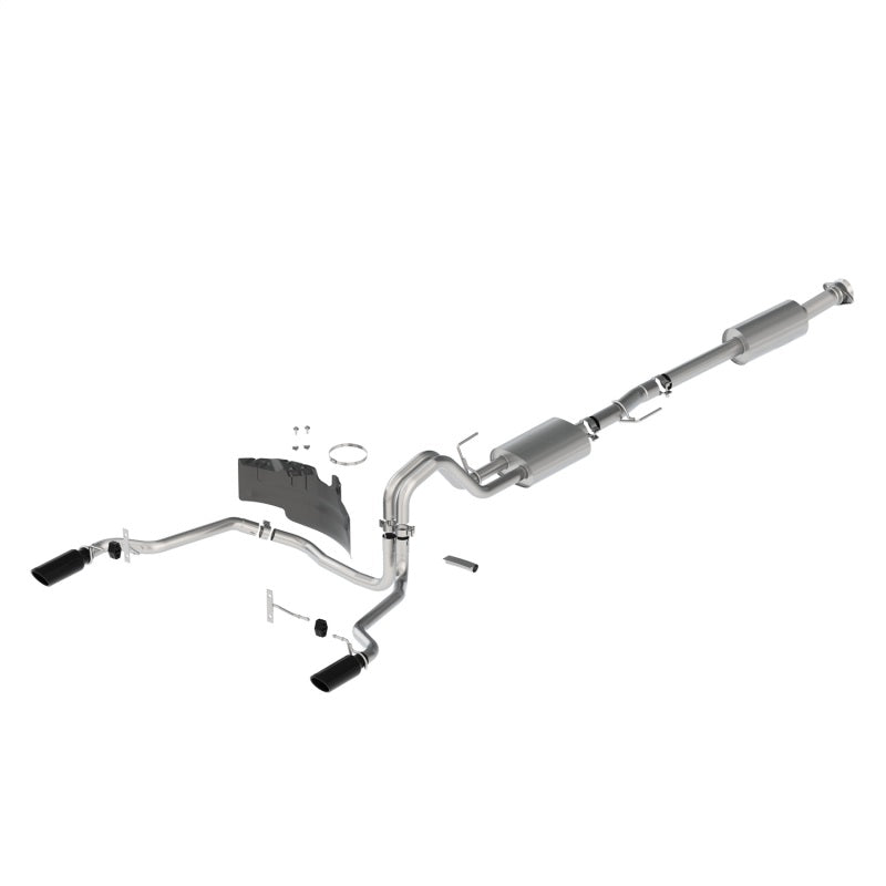 Ford Racing 21-24 F-150 Sport Rear Exit Exhaust - Black Tips Catback Ford Racing