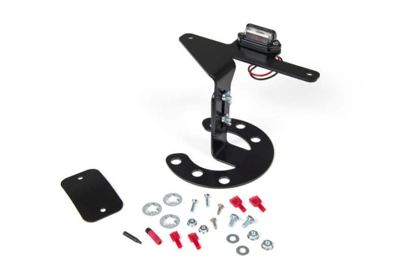 JKS Manufacturing Jeep JK/TJ/YJ Spare Tire License Plate Mount Brackets JKS Manufacturing