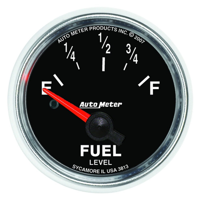 Autometer GS 52mm 0-90 ohms Short Sweep Electronic Fuel Level GM Gauge Gauges AutoMeter