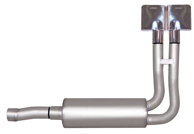 Gibson 88-93 Chevrolet C1500 Cheyenne 5.7L 2.5in Cat-Back Super Truck Exhaust - Stainless Catback Gibson