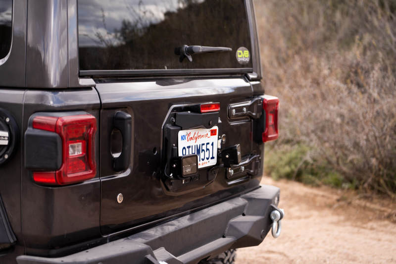 DV8 Offroad 18-22 Jeep Wrangler JL Spare Tire Delete Kit w/Light Mounts Brackets DV8 Offroad