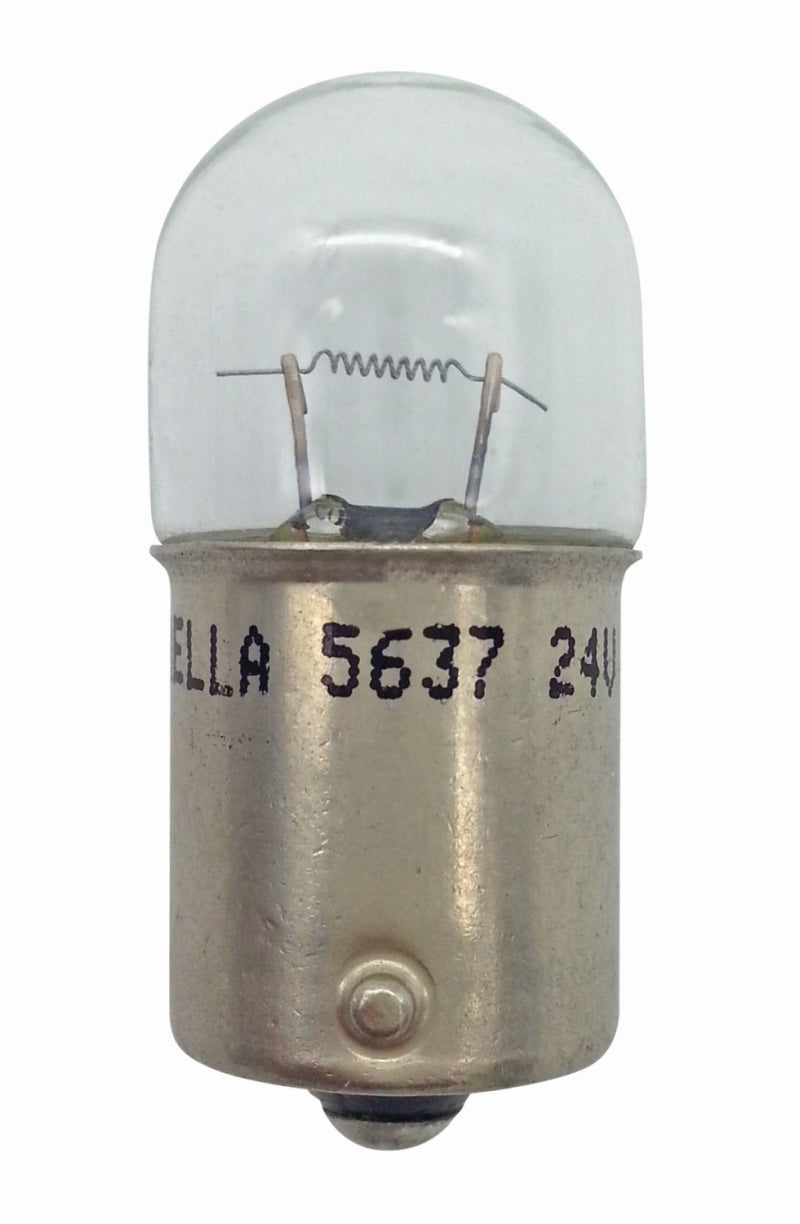 Hella Bulb 5637 24V 10W Ba15S B6 (2) Bulbs Hella