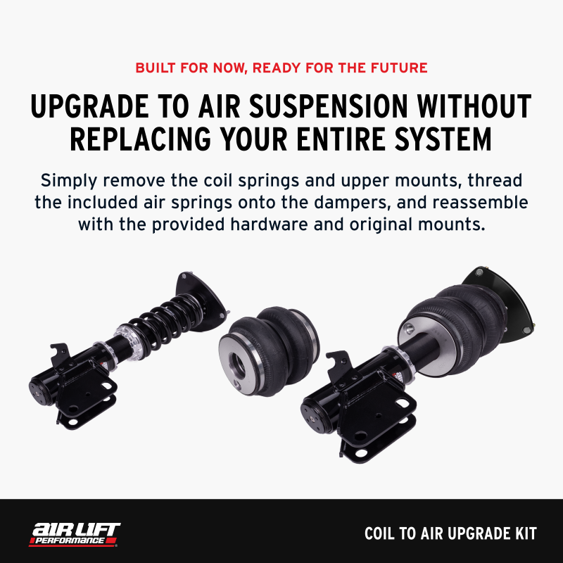 Air Lift 05-14 Ford Mustang S197 Coil to Air Upgrade Kit Coilovers Air Lift