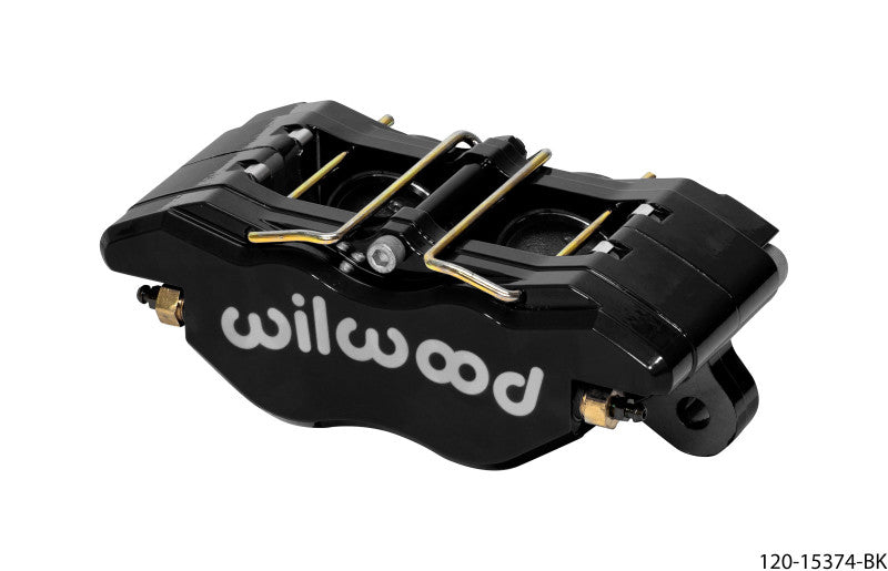 Wilwood Caliper - Off-Road Dynapro 5.25in Mount - 1.75/1.75in Pistons .38in Disc - Black Brake Calipers - Perf Wilwood