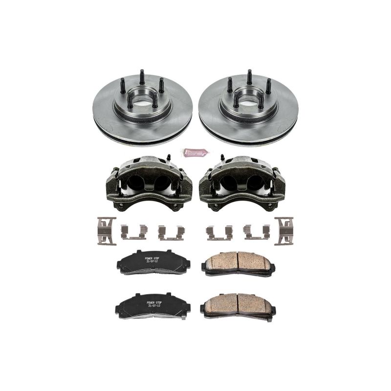 Power Stop 95-97 Ford Ranger Front Autospecialty Brake Kit w/Calipers Brake Kits - OE PowerStop
