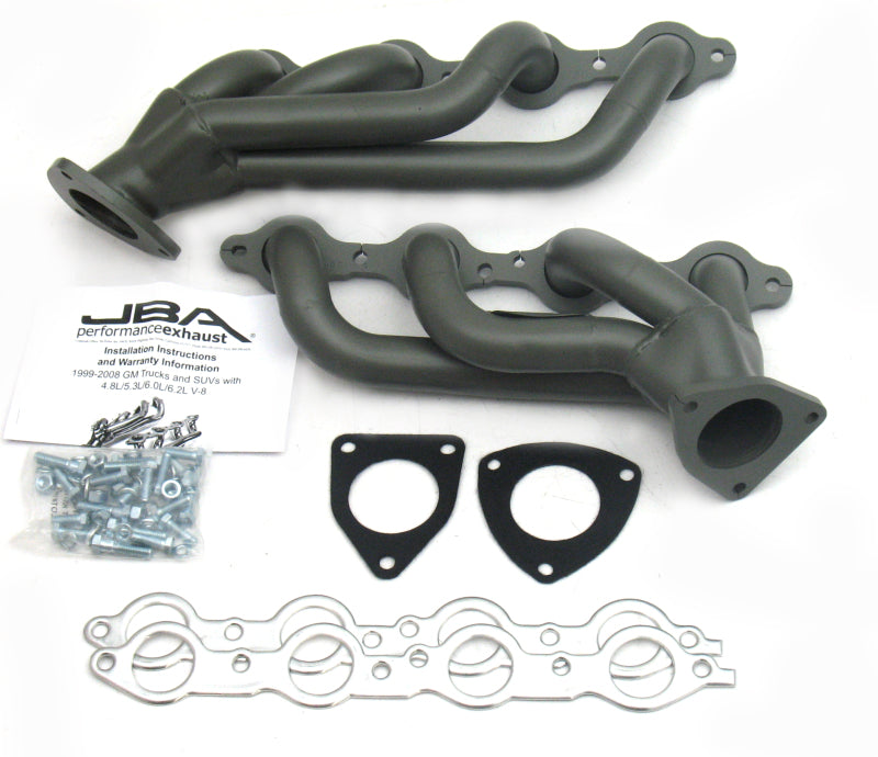 JBA 03-06 GM Truck 6.0L LS w/o EGR 1-5/8in Primary Ti Ctd Cat4Ward Header Headers & Manifolds JBA