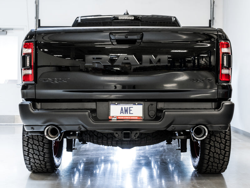 AWE Tuning 2021 RAM 1500 TRX 0FG Cat-Back Exhaust - Chrome Silver Tips Catback AWE Tuning