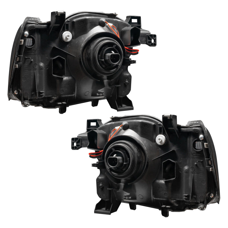 Oracle Lighting 02-04 Nissan Xterra SE Pre-Assembled LED Halo Headlights -Red Headlights ORACLE Lighting