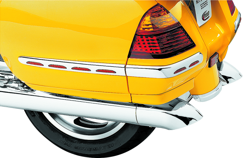 Kuryakyn Turndown Exhaust Extensions 01-17 Honda GL1800 Chrome Powersports Exhausts Kuryakyn