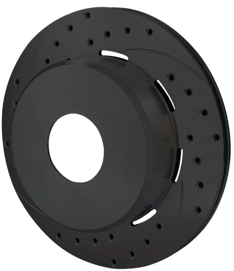 Wilwood Rotor-1.91in Offset-SRP-BLK-Drill-LH 11.00 x .810 - Blank Brake Rotors - 2 Piece Wilwood