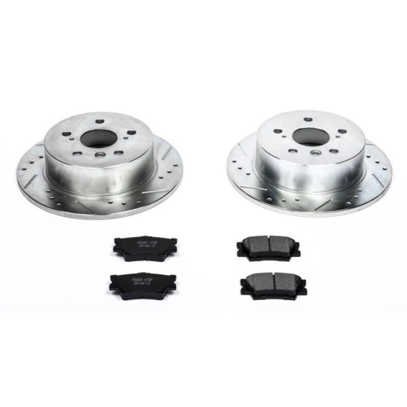 Power Stop 06-10 Hummer H3 Rear Z23 Evolution Sport Brake Kit Brake Kits - Performance D&S PowerStop