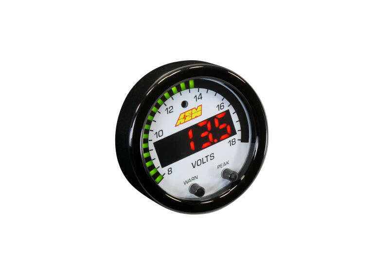 AEM X-Series 8-18V Volt Gauge Gauges AEM
