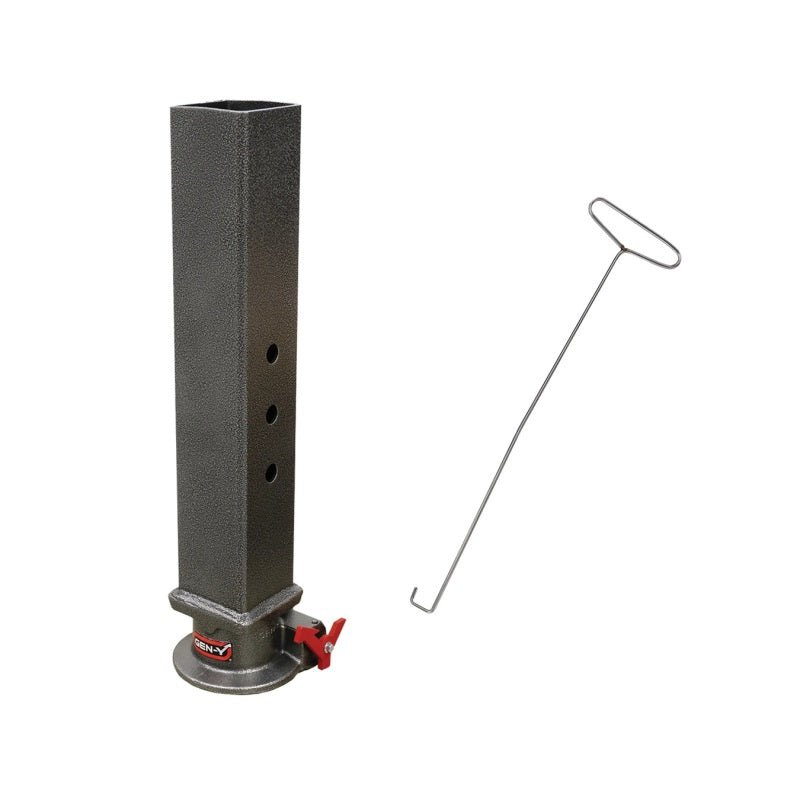 Gen-Y Viking 4in Square Tube Gooseneck Static Hitch w/SnapLatch 2-5/16in Coupler 8.5K TW 30K Hitch Receivers GEN-Y Hitch