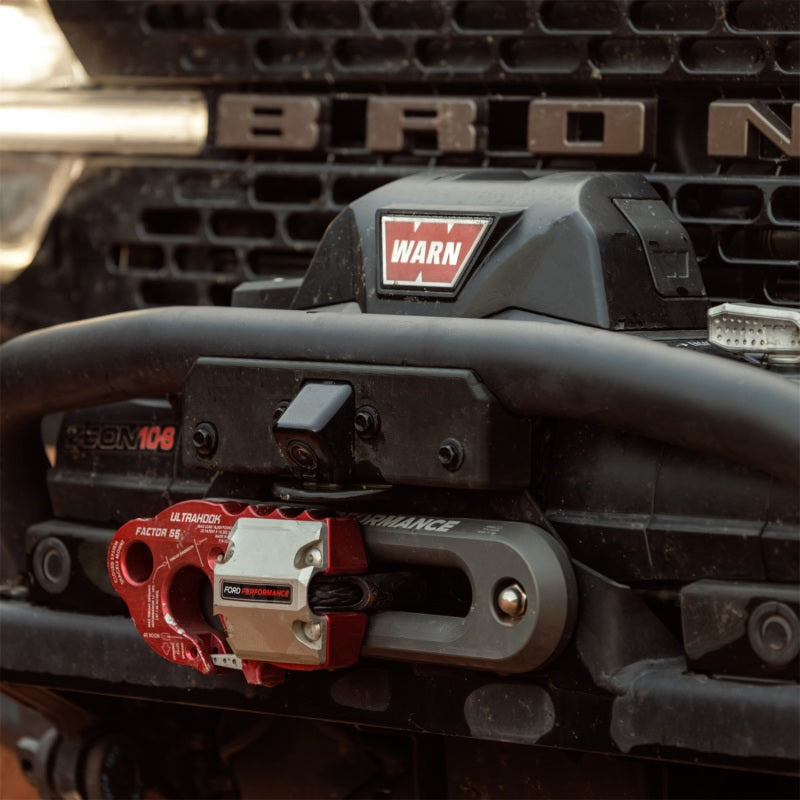 Ford Racing Factor 55 UltraHook w/Rope Guard - Red Tow Hooks Ford Racing