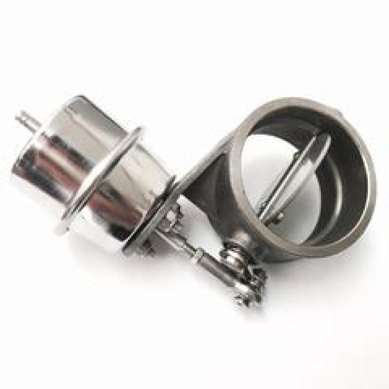 Ticon Industries 2.5in Normally Open Titanium Valve w/ Vacuum Close Exhaust Cutouts Ticon