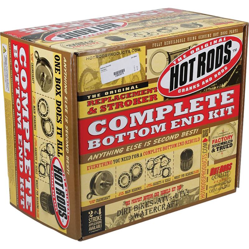 Hot Rods 93-01 Yamaha YZ 80 80cc Bottom End Kit Gasket Kits Hot Rods