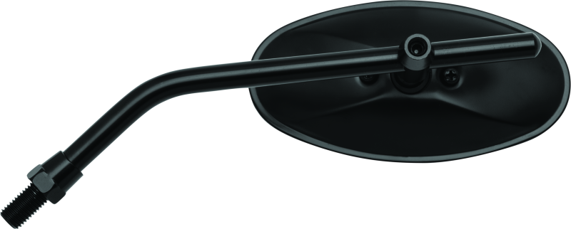 BikeMaster Adjustable Oval Mirror 10mm - Each - Black Side Mirrors BikeMaster